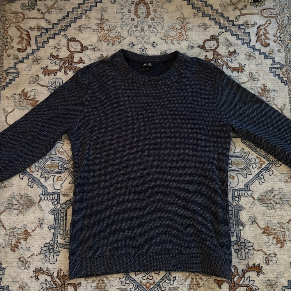 Men's APC Navy Sweater